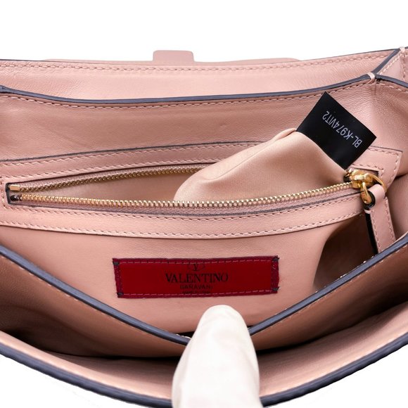 Brand New Classic B-Rockstud Flap Chain Leather Large Crossbody Shoulder Bag - Picture 12 of 12